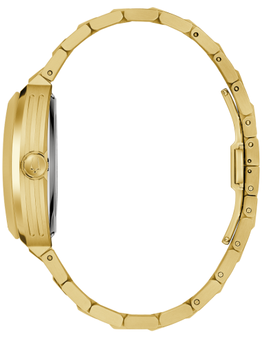 reloj automático hombre Bulova Maquina 97A207 40mm cristal de zafiro curvo 50m WR correa de acero